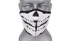 101 Inc. - Neopren-Gesichtsmaske 3D-Totenkopf - Schwarz - 219292-BL