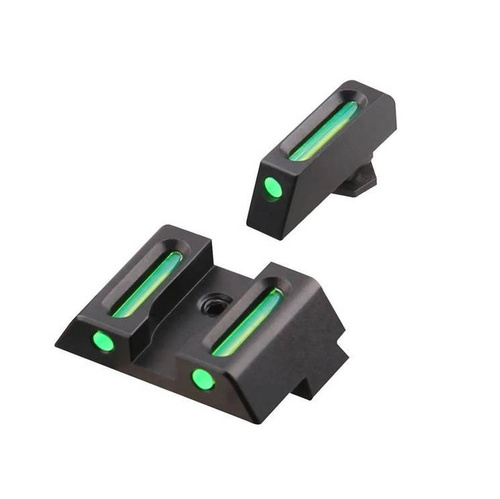 GunPany - Fiber Sights Combo für Glock - Lange Version - Grün - SCIS-05
