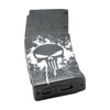 MFT - Polymer Magazin Extreme Duty Punisher Skull für AR-15 / M4 - 5,56 x 45 mm/.223 - 30 Schuss - Schwarz - EXDPM556-BL