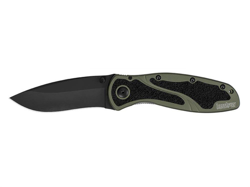 Kershaw - Taktisches Messer Blur 1670OLBLK - 14C28N - Schwarz - 1670OLBLK