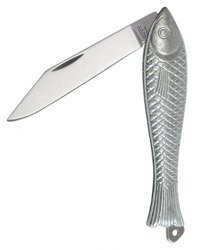 Mikov - Fishlet-Klappmesser - Silber - 130-NZN-1