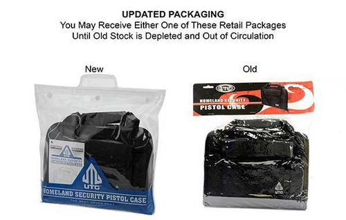 Leapers - Pistolenkoffer Sinigle Pistol Case - Schwarz - PVC-PC01B