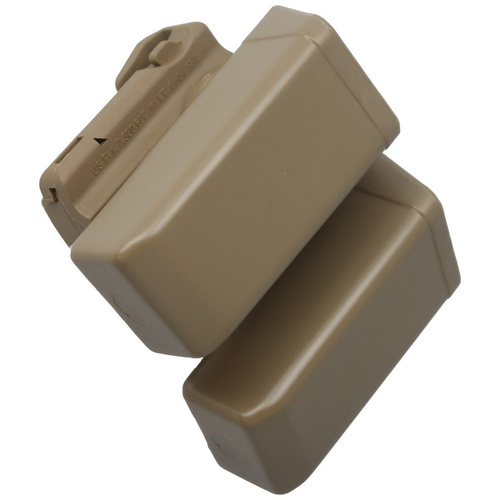 ESP - Doppelmagazintasche für 9 mm / .40 mit UBC-01 Gürtelbefestigung - MH-MH-04 KH