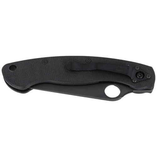 Spyderco - Military™ Modell G-10 Schwarz / Schwarz Klinge Messer - C36GPBK