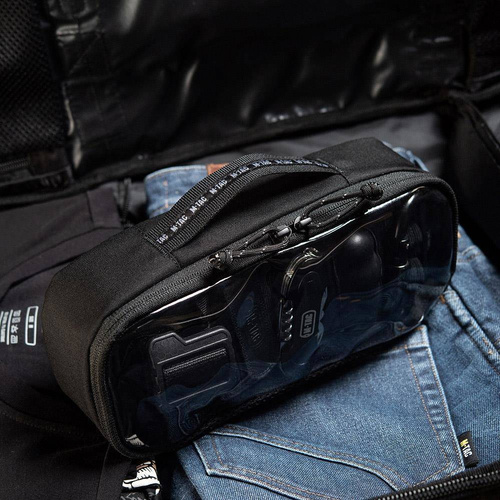 M-Tac – Elite Medium Clear Pouch – Medium – Schwarz – 10147002-M