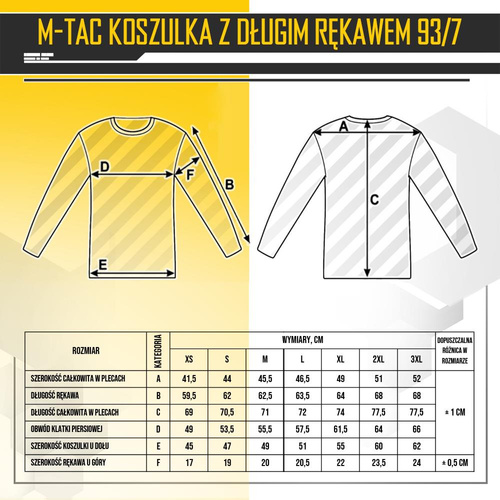 M-Tac - Militärisches Langarm-T-Shirt - Dunkles Marineblau - 20067015