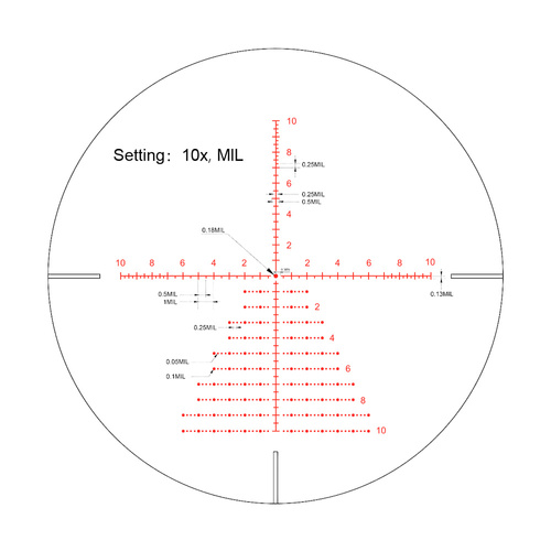 Vector Optics - Zielfernrohr Continental x6 4-24 ARI SFP - 50 mm - Schwarz - SCOL-54