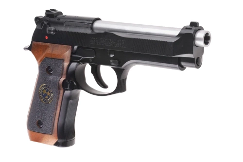 WE - ASG Replik der Samurai Edge Standard V.2 M9 Full Auto Pistole - Schwarz - WET-02-017094