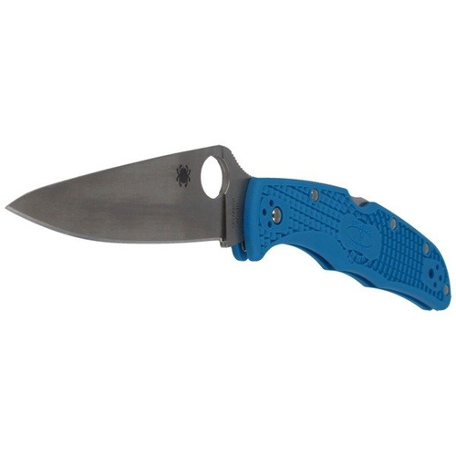 Spyderco - Endura® 4 FRN flach geschliffenes blaues Messer - C10FPBL