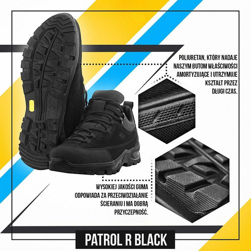 M-Tac - Patrol R Taktische Stiefel - Leder - Schwarz - 30203902