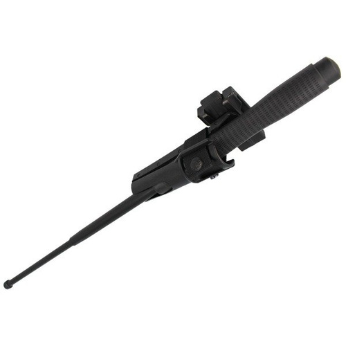 ESP - Gehärteter, erweiterbarer Schlagstock mit Halter - 23'' - Ergonomischer Griff - Schwarz - EXB-23HE BLK BH-55