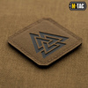 M-Tac - Lasergeschnittenes Valknut Quadrat Patch - Schwarz / Coyote - 51162502