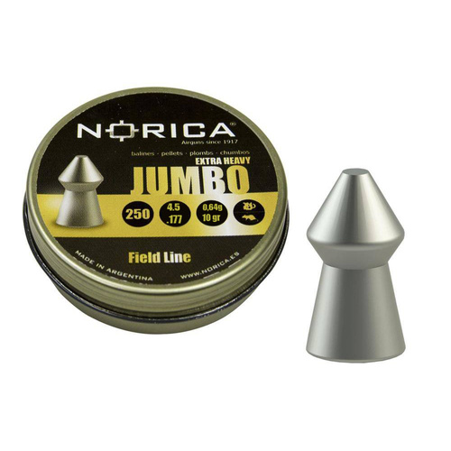 Norica - Jumbo Extra Heavy Luftgewehrkugeln - 4,5 mm - 250 Schuss