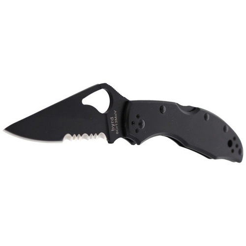 Spyderco - Byrd Meadowlark™ 2 Edelstahl Schwarz / Schwarz Klinge CombinationEdge Messer - BY04BKPS2
