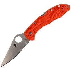 Spyderco - Delica® 4 FRN flach geschliffen Orange Messer - C11FPOR