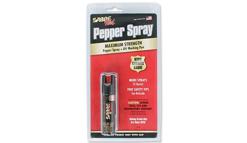Sabre Red - Taschen-Pfefferspray mit Clip - Stream - 22 ml - P-22-OC