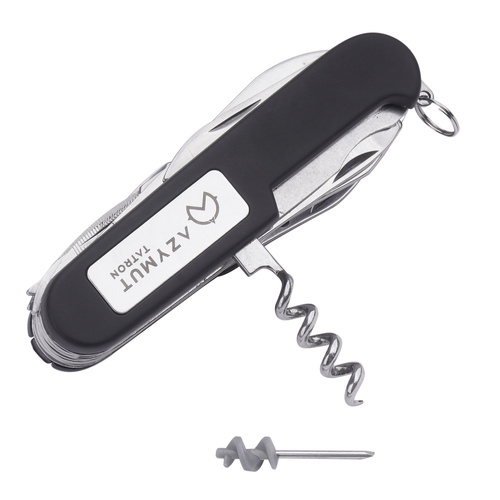 Azymut - Tatron Taschenmesser - 25 Werkzeuge - Schwarz - HK20017BL