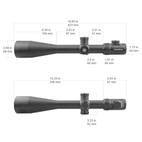 Vector Optics - Minotaur 12-60x60 GEN II - MFL - SFP - SCOL-40 