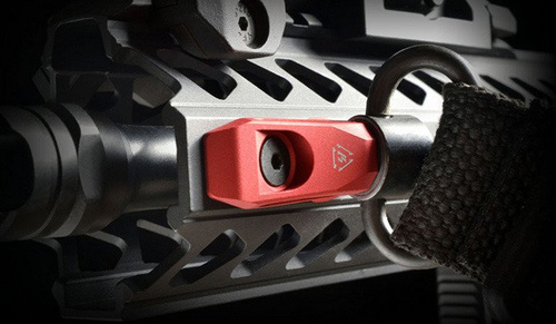 Strike Industries - Link abgewinkelte KeyMod / M-LOK QD Halterung - Schwarz - SI-LINK-AQD-BK