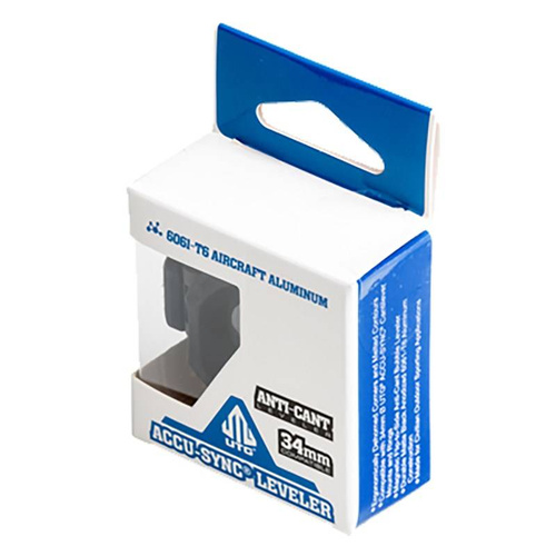 Leapers - Accu-Sync 34 mm Halterung mit Wasserwaage - Schwarz - MT-RTR4