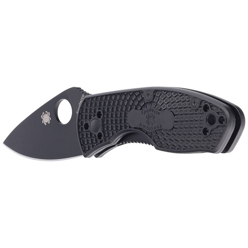 Spyderco - Klappmesser Ambitious Lightweight - 8Cr13MoV - Schwarz - C148PBBK