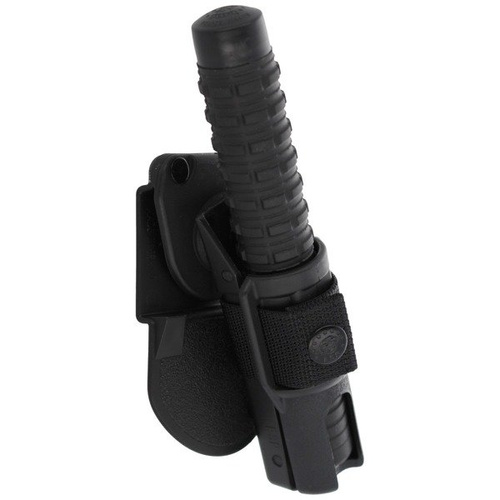 ESP - Gehärteter, erweiterbarer Schlagstock mit Fobus-Halterung - 21'' - Extra Grip Griff - Schwarz - 21H BLK BH-24