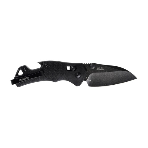 Kershaw - Craze EDC Klappmesser - Reverse Tanto - Flipper - DuraLock - Schwarz - 8337