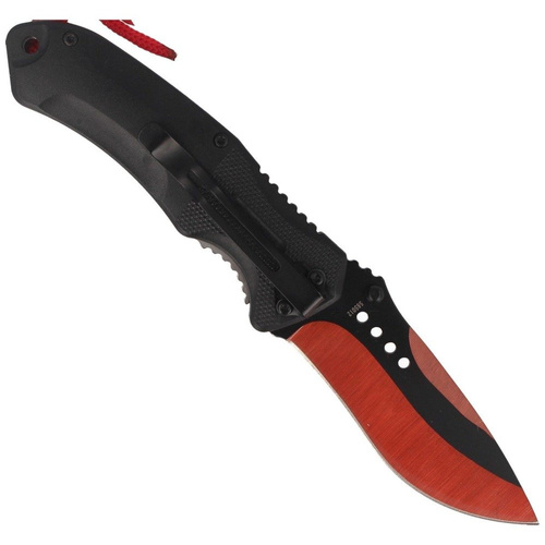 Herbertz Solingen - Messer Rot Drop Point 90 mm - 585012