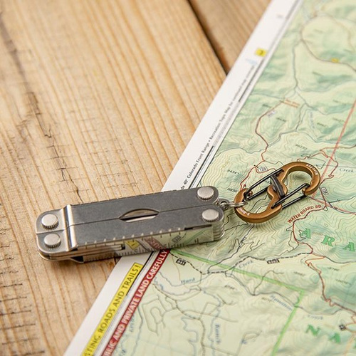 Nite Ize - S-Biner® MicroLock® Aluminium - 2 Stück - Orange - LSBMA-19-2R6