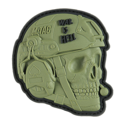 M-Tac – War is Hell Patch – PVC 3D – Oliv – 51328001 - Andere