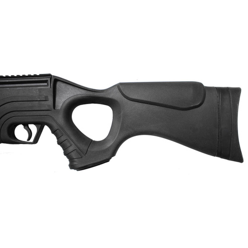 Hatsan - Flash 101 QE Set PCP Luftgewehr - 6,35 mm - Schwarz - FLASH 101 QE SET