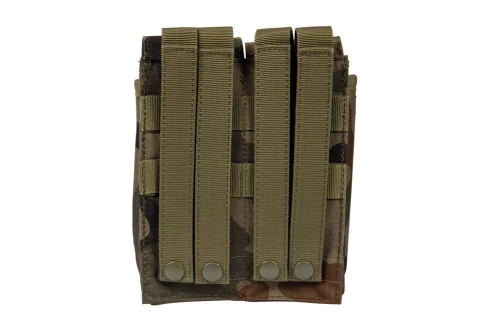GFC Tactical - Doppelte AK / AR Typ Magazintasche - MOLLE - Nylon - Wz. 93 PL Woodland - GFT-19-016371