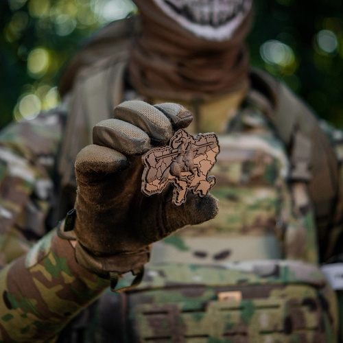 M-Tac – Cossack Ukraine Patch – PVC 3D – Horse Charge – Coyote – 51349005