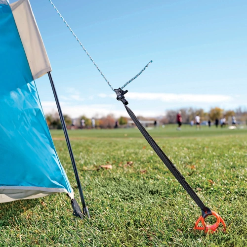 Nite Ize - Seilspanner CamJam Ring mit Gurtbandschlinge 12" - Klein - Schwarz - CJRWS-09-R3