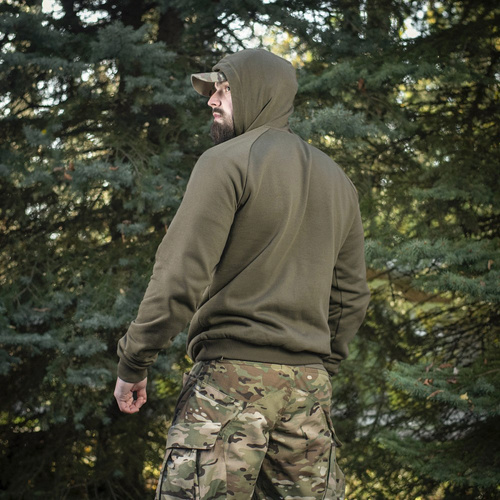 M-Tac - Taktischer Kapuzenpullover Cotton Raglan Hard Hoodie - Dark Olive - 51388048