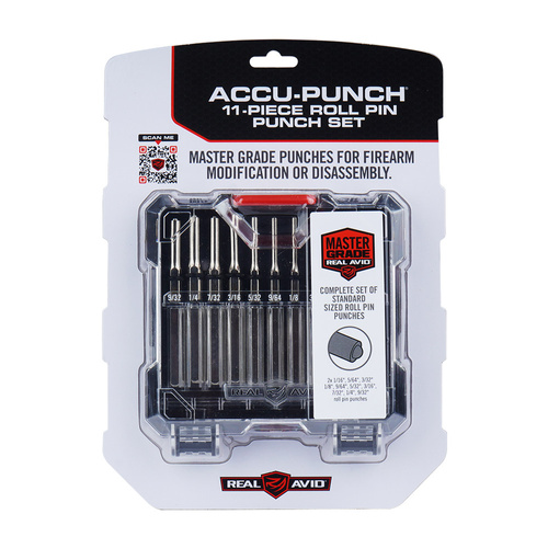 Real Avid - Roll Pin Accu-Punch Set - 11 Teile - Stahl - AVAPK-RP