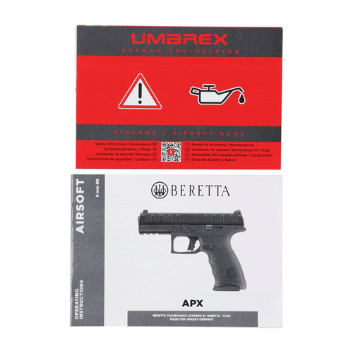 Umarex - Replik ASG Pistole Beretta APX RDO 6 mm - BB Gas - Schwarz - 2.6515