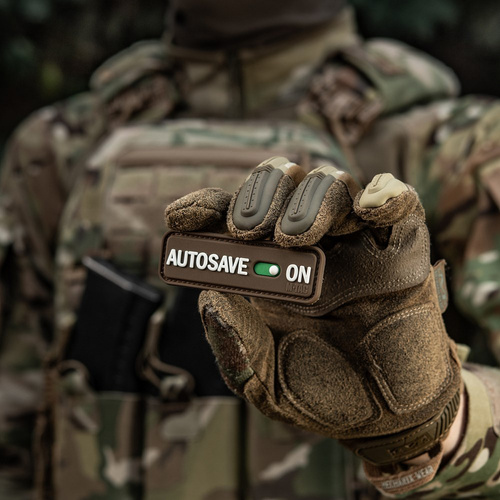 M-Tac - Moral Patch Autosave PVC - 3D - Coyote - 51116705