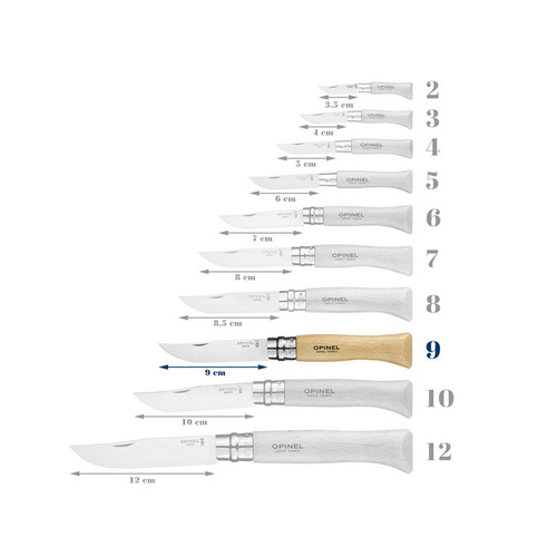 Opinel - Messer N°9 VRN - Carbon - 113090