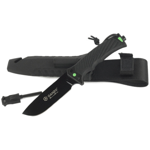 Ganzo - Taktisches Messer G8012V2 - Schwarz - G8012V2-BK