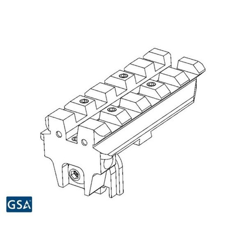 Strike Industries - Rear Sight Mount Schiene - G17/18 - Schwarz - SI-GSR