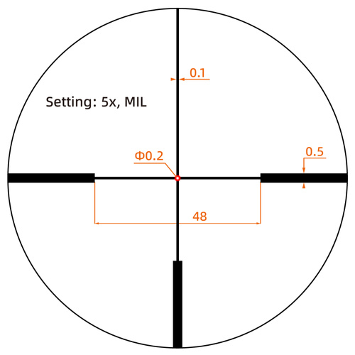 Vector Optics - LPVO Zielfernrohr Forester 1-5x SFP - 30 mm - G4 Glasfaser - Schwarz - SCOC-54