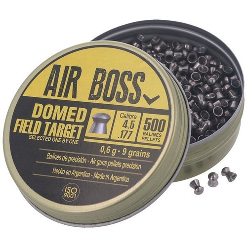 Apolo - Air Boss Domed Field Target Luftgewehrkugeln - .177 / 4,5 mm - 500 psc - E30202