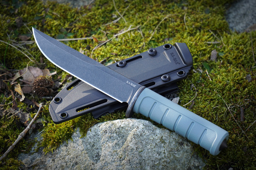 Ka-Bar - Feststehendes Messer Dust I 6,125″ - Clip Point - D2 - Grün - 6100