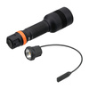 Walther - HFC1 LED Taktische Taschenlampe mit 3200 mAh Akku und Gel-Fernschalter - 1000 lm - Schwarz - 3.7145