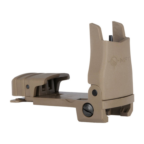 MFT - Back Up Polymer Flip Up Frontvisier - Scorched Dark Earth - BUPSWF-SDE