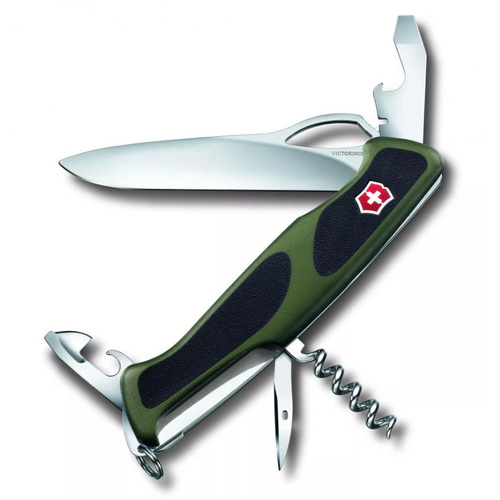 Victorinox - Taschenmesser RangerGrip 61 - Grün/Schwarz - 0.9553.MC4