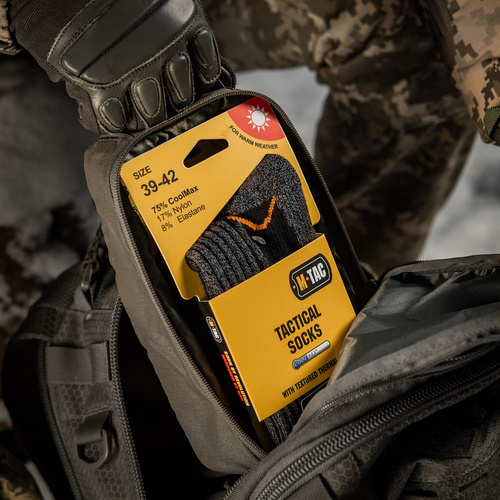 M-Tac - Socken Coolmax 75% lang - Schwarz - FL-2103-2