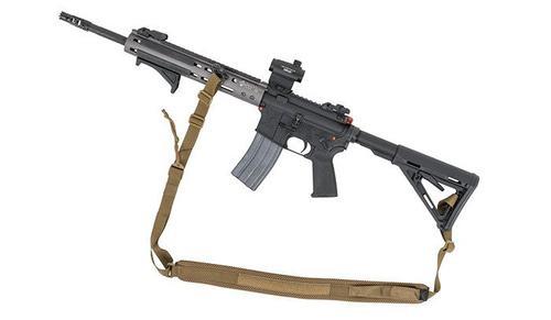 Helikon - Zwei-Punkt-Karabinerriemen - Adaptiv Grün - ZW-RFS-PO-12