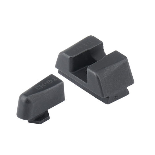 TruGlo - Tritiumvisier Tritium-X - Glock 17/19 - Niedrig - Weißer Umriss - TG231G1XW